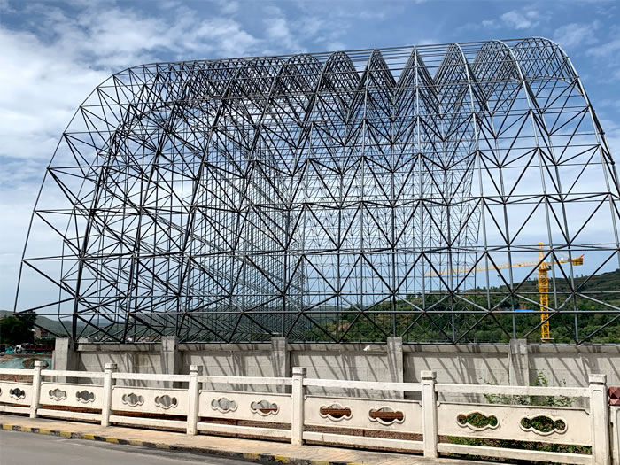 山寨礦儲煤棚網架